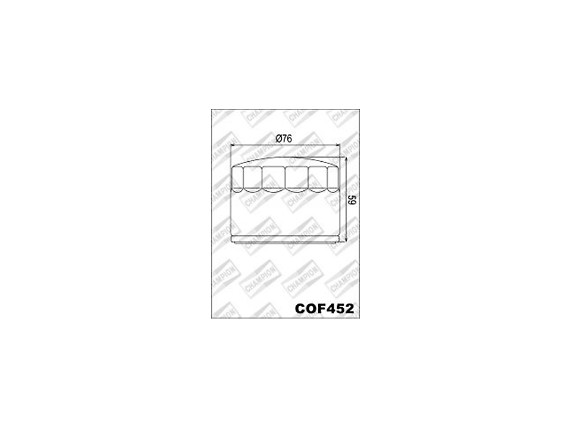 460-760, Ölfilter H 302/C0F452