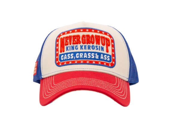 king-kerosin-trucker-cap-never-grow-up-in-beige-9836572