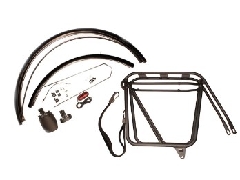 THRON² SCHUTZBLECH & GEPÄCKTRÄGER -SET Nachrüstkit für M25 (PP2504)