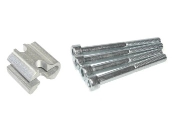 Adapter Weber mit Schrauben M5/M6 für EP-Kupplung