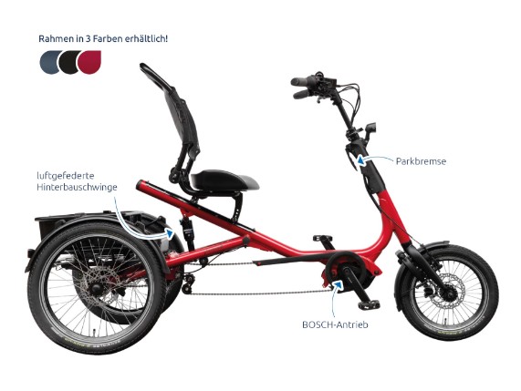 Pfau-Tec (by Hartje) E-Dreirad Scoobo PX 545Wh 5-G, 0005338