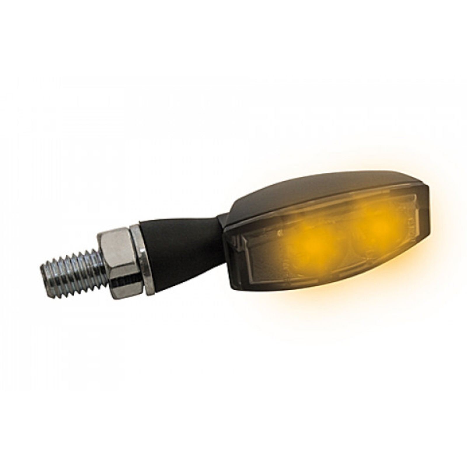 HIGHSIDER Mini LED Blinker getönt schwarz PEN HEAD für Harley