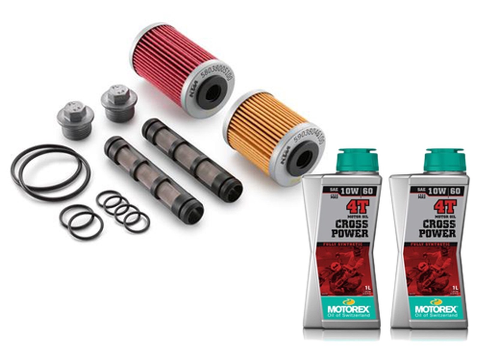Ölfilter Service Kit 690 Bj. 07-11, mit 2L Cross Power 10W60