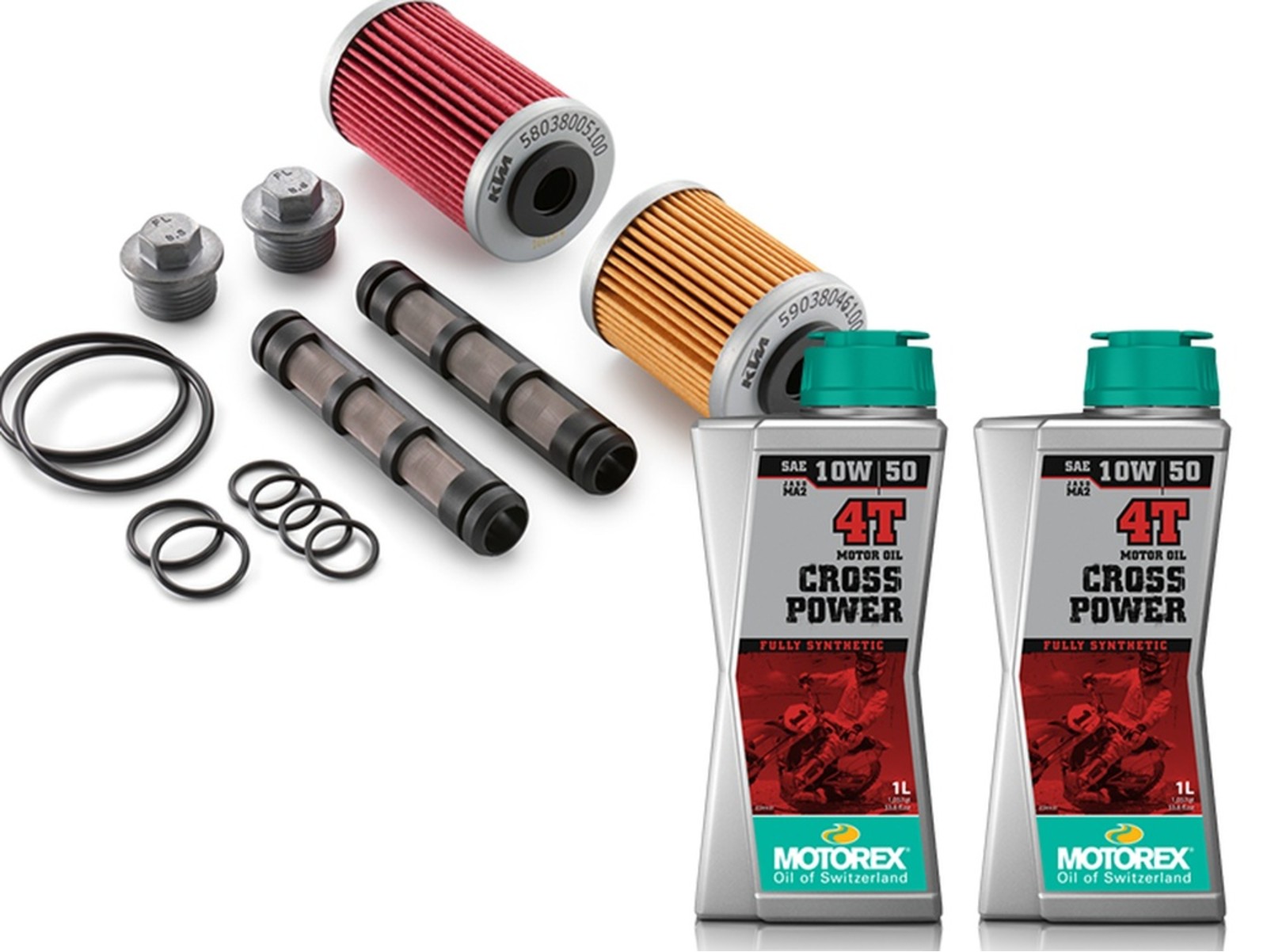 Ölfilter Service Kit XC ATV, mit 2L Cross Power 10W50
