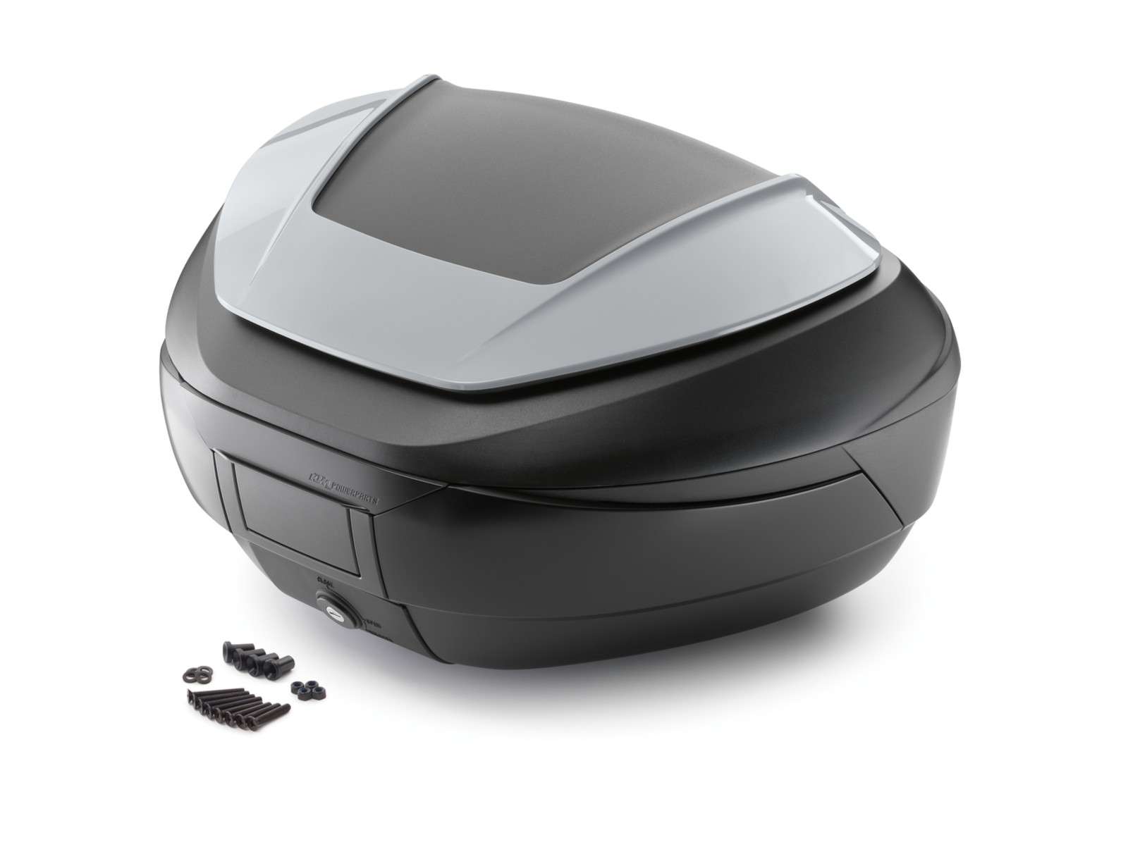 Topcase , schwarz, grau