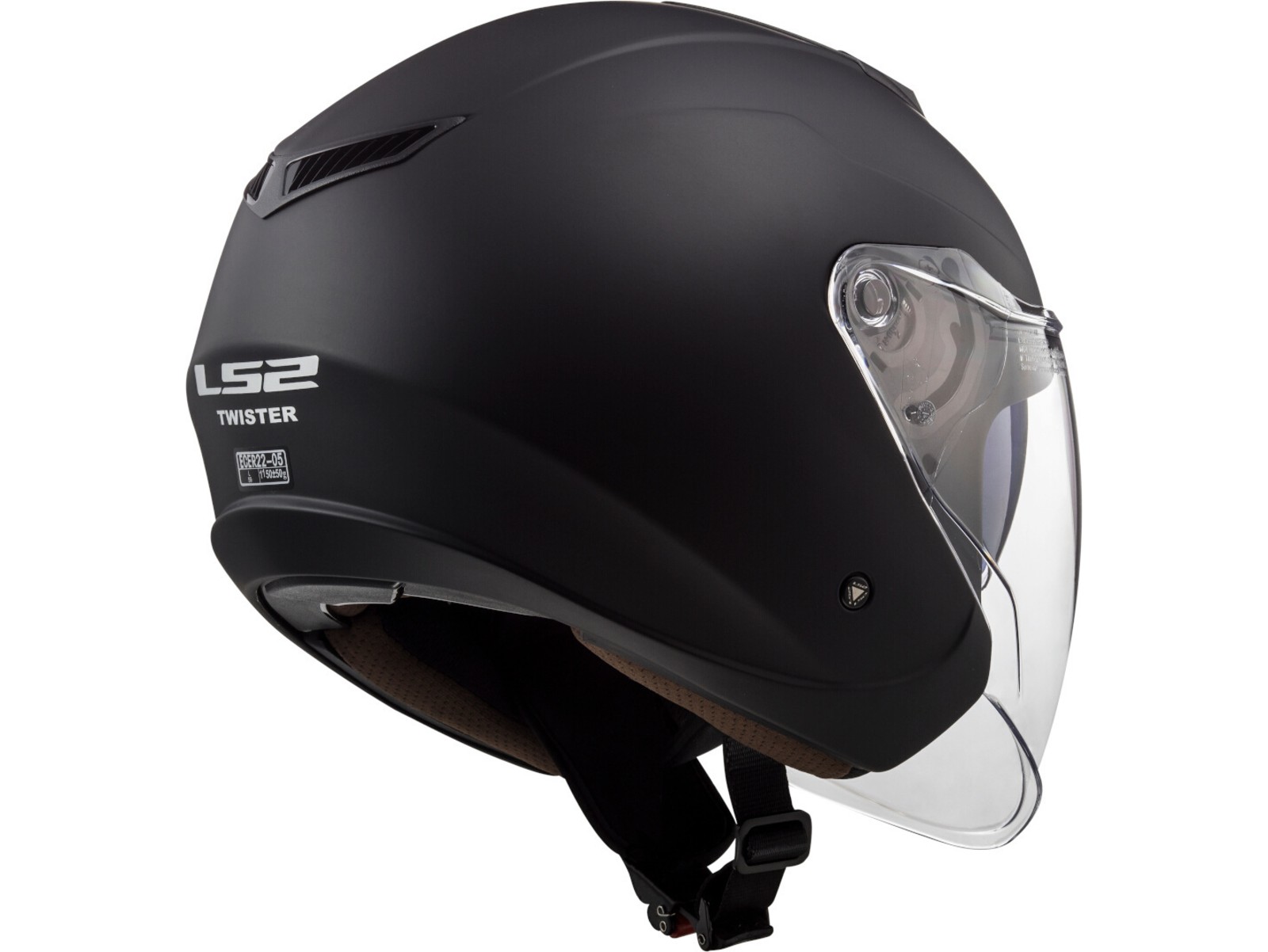 Helm - OF573 Twister II Single Mono Gloss Black, M