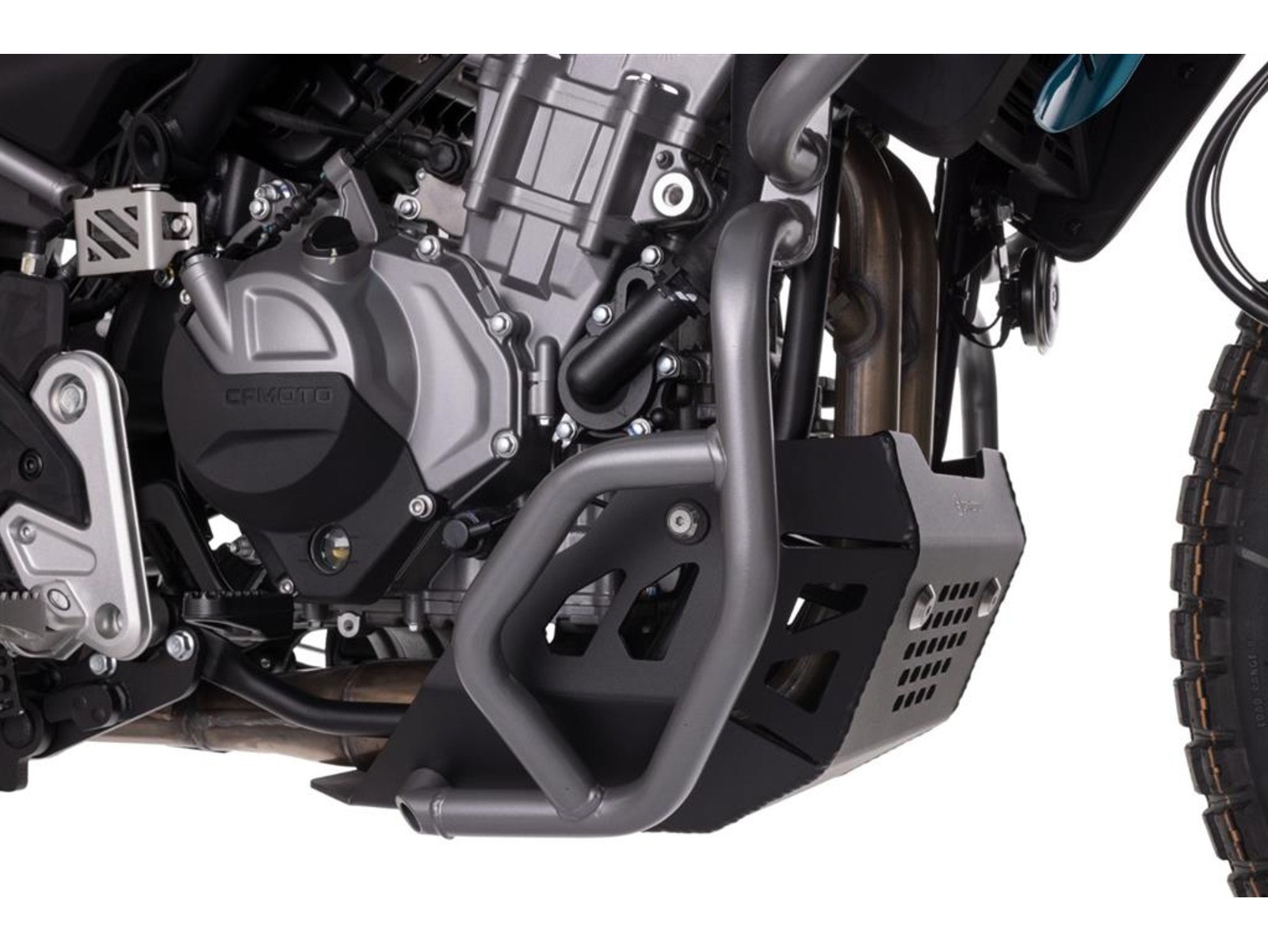 Sturzbügel unten Grau