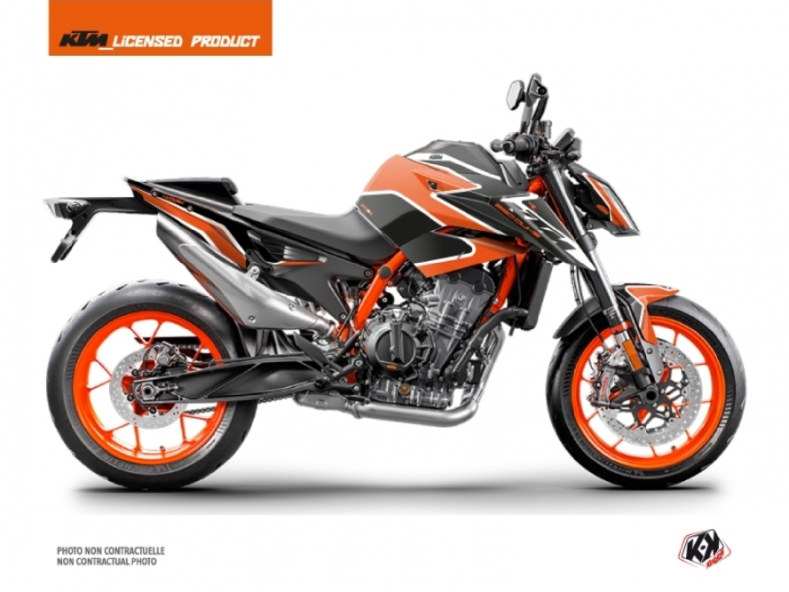 890 Duke R orange noir
