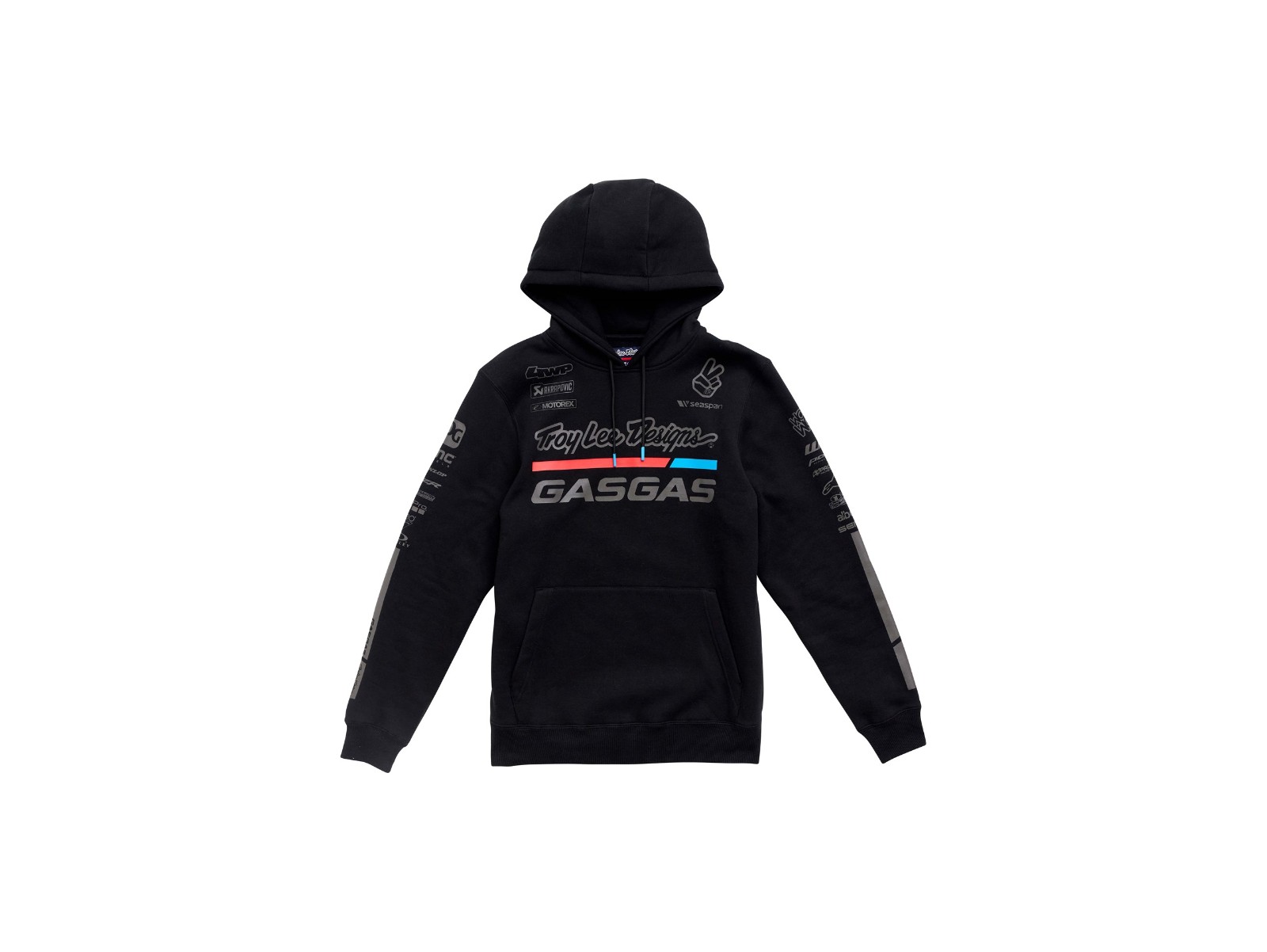TLD GASGAS team Hoodie black - Shirt/Jacke - schwarz, XL