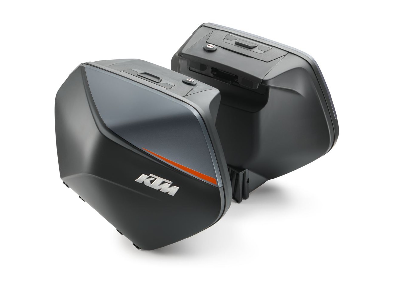 Kofferset, schwarz, liquid metal