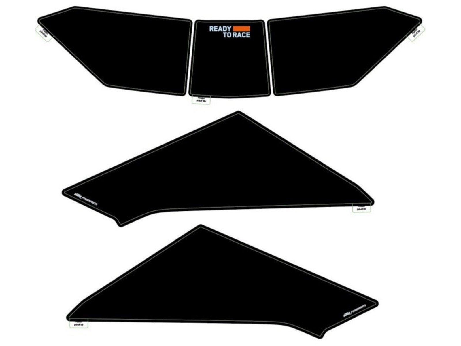 Kraftstofftank-Schutzaufkleberkit