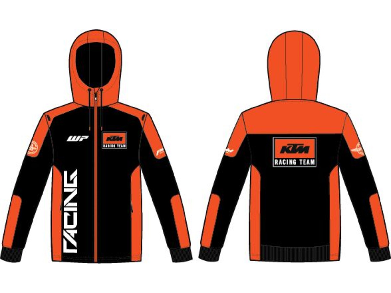 Team Zip Hoodie, XXXL