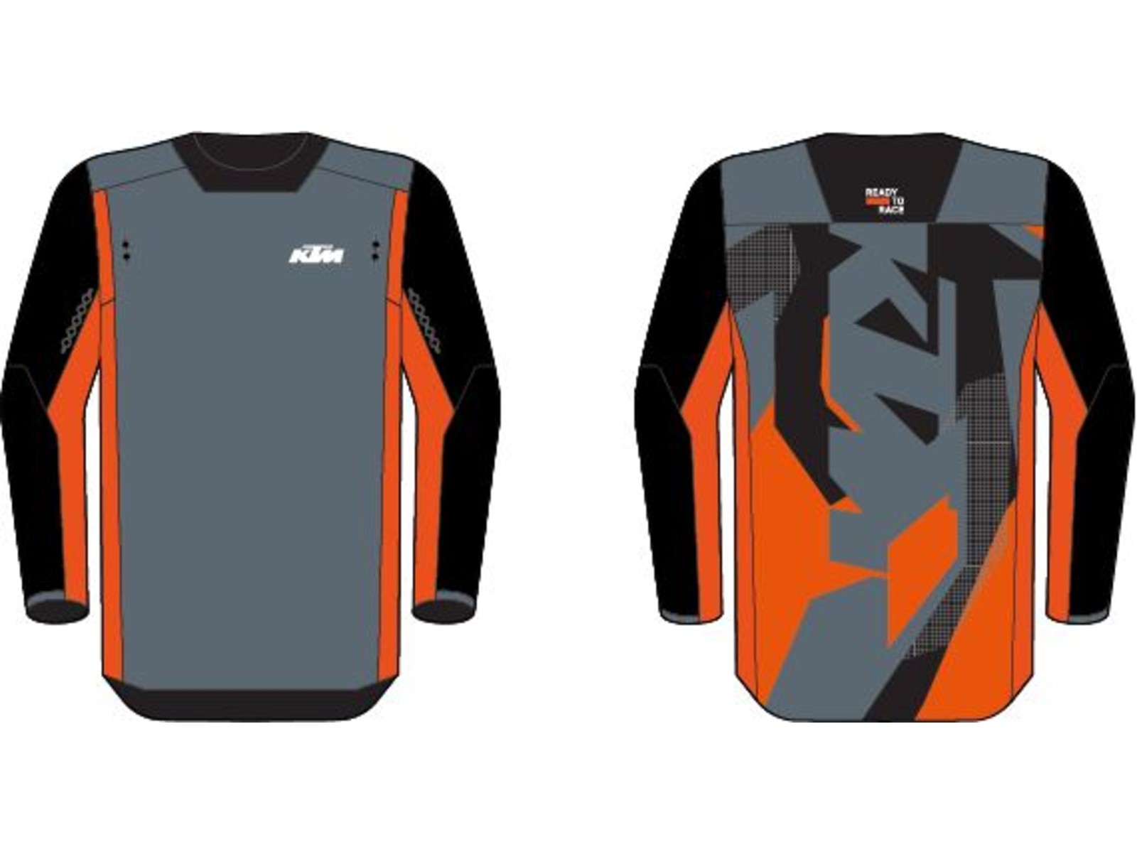 Racetech Jersey Grey, M