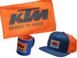 Geschenke Set 08 - KTM Flagge - Replica Team Cap - Team Mug