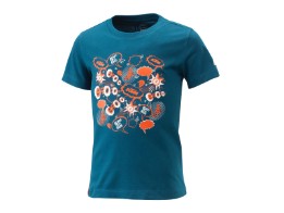 Kids Radical Tee Blue - Kurzarm T-Shirt