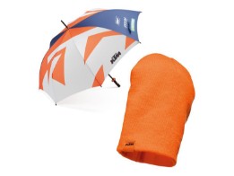Geschenke Set 04 - KTM Regenschirm & Beanie