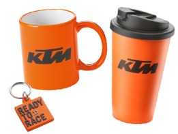 Geschenke Set 08 - Team Mug Orange - Coffe to go Mug Orange - Keyholder Slach
