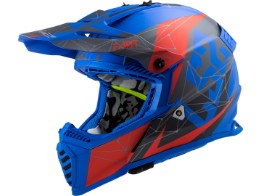 Helm - MX437 Fast Evo Alpha Matt Blue