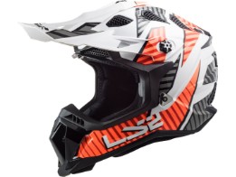 Helm - MX700 Subverter Astro gloss white orange