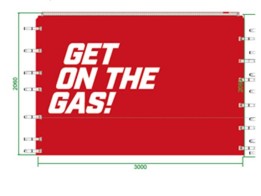 Tent Side Wall Small 3m
