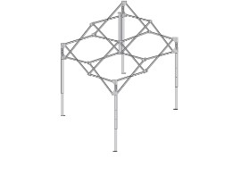 Tent Frame 3 x 3 m
