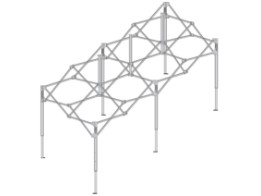 Tent Frame 6 x 3 m