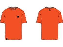 Pure Tee orange - T-Shirt - kurzarm