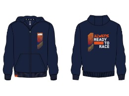 KIDS RACING ZIP HOODIE