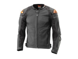 Helical leather Jacket - Motorradlederjacke - lagarm schwarz
