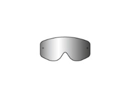Racing Goggles Single Lens silver mirror