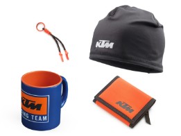 Geschenke Set 07 - KTM Tasse - Schlüsselanhänger - Portemonaie - Mütze