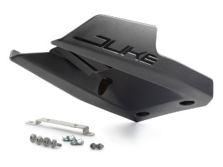 3D Tank Schutz Aufkleber Für KTM Duke 790 - Schwarzer Seitenschutz Aus Harz