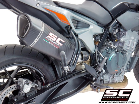KTM12-91C, SC SC1-R Slip on Carbon