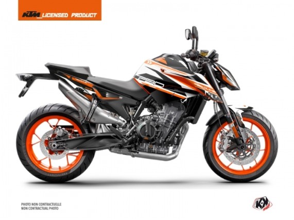 KUTVEK 27964, 790 Duke orange blanc