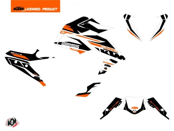 KUTVEK 27978, 125 Duke orange blanc