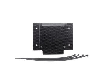 Nummernschild vorne mit klarem Fenster