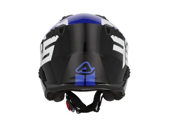 AC Helm schwarz-blau hinten