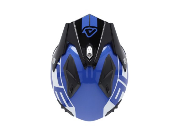 AC Helm schwarz-blau oben