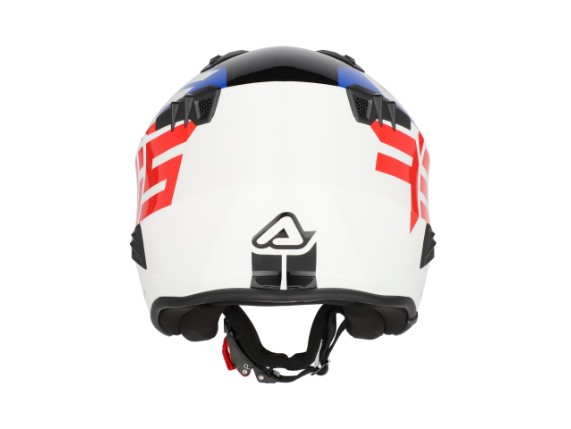 AC Helm weiß-blau-rot hinten