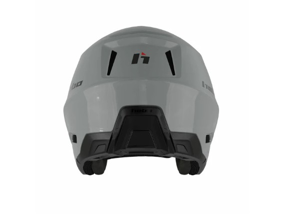 Hebo Helm grau hinten