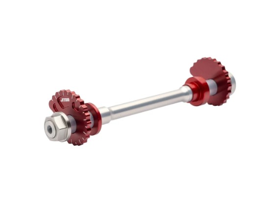 Hinterrad Achssatz rot 2