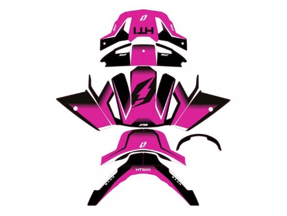 HT1 Aufkleber pink