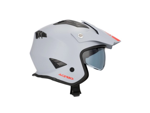 JET Aria Helm hellgrau 2