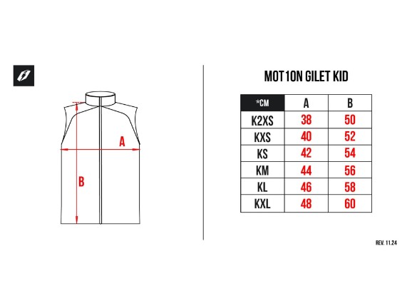 Jitsie Gilet Motion Solid KID 3