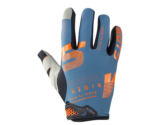 [MT1116XLT] Gloves MOTS RIDER5 (Azul-Naranja, XL)