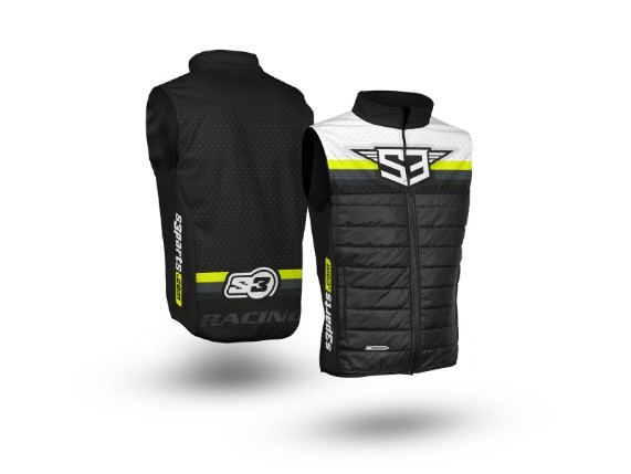 S3 Gilet schwarz, gelb