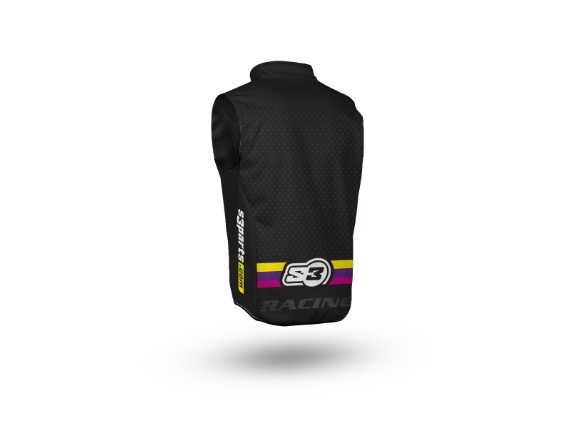 S3 Gilet schwarz, pink 3