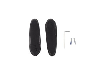 Schleifkanten Schwarz (Paar) mit Schrauben