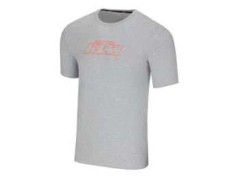 Essential T-Shirt - Hellgrau meliert