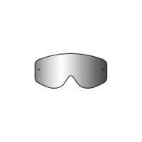 RACING GOGGLES SINGLE LENS SILVER MIRROR